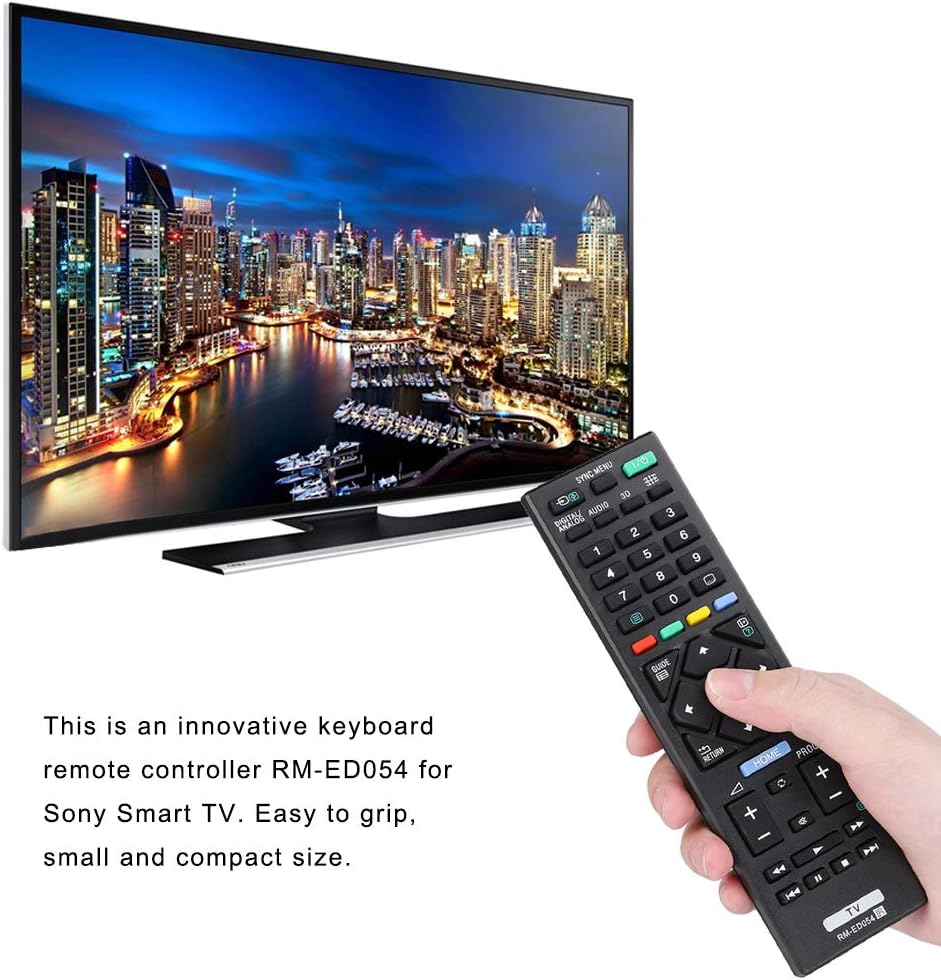Fjärrkontroll Rm Ed054 Rmed054 Bravia Tv Controller Tv Rm Edo54 Ersättning Smart Tv Fjärrkontroll Tv, Video Och Hemmabio För Rm Ed054