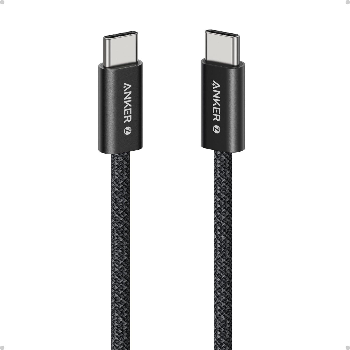 Anker USB C till USB C-kabel, 240 W USB C-kabel, USB C-laddningskabel 90 cm lång för iPhone 16/15-serien, MacBook Pro/Air, iPad Pro/Air, Galaxy S24/S23