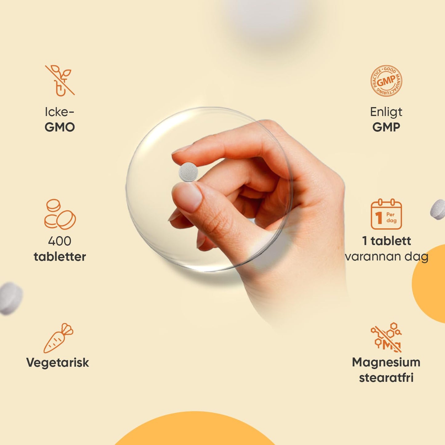 Vitamin D3 4000 IU - 400 tabletter (1 tablett varannan dag) - Solvitamin för immunförsvar, ben, tänder och muskler (EFSA) - 100% ren kolekalciferol vitamin D från WeightWorld
