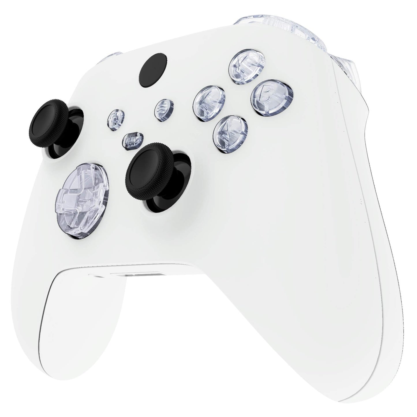 eXtremeRate Klar Ersättningsknappar för Xbox Series S för Xbox Series X Controller, LB RB LT RT Bumpers Triggers Dpad ABXY Start Back Sync Share Keys för Xbox Series X/S Controller