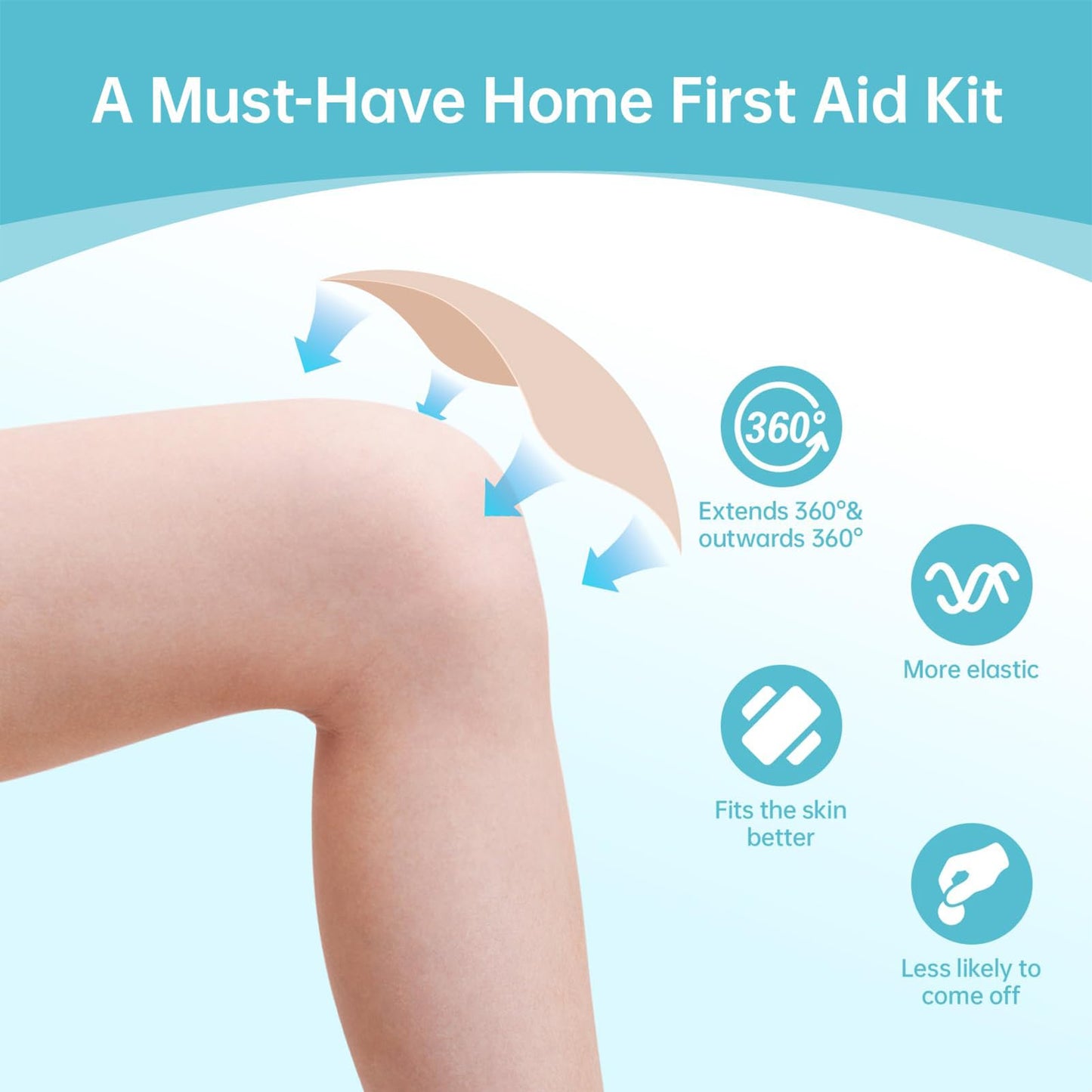 Hydrocolloid Bandages Wound Care - Flexible Moist Healing Patch Roll, Hydrocolloid Roll, Cut-to-size Waterproof Wound Cover, Home Moist Patch Flexible Breathable For Toe Face Pimple Cuts- 1.96inx9.8ft