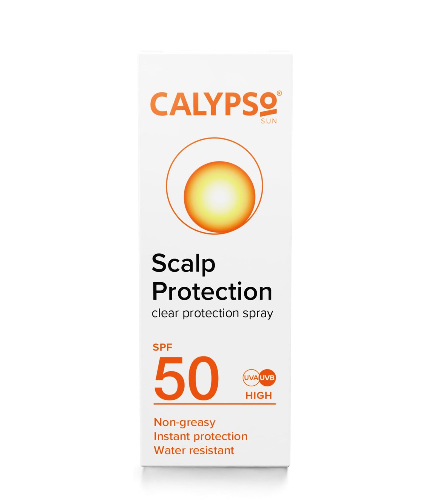 Calypso Skyddande hårbottenspray SPF50 | Högt skydd för hårbotten och rand | 50 ml | CALD50SCA, klar