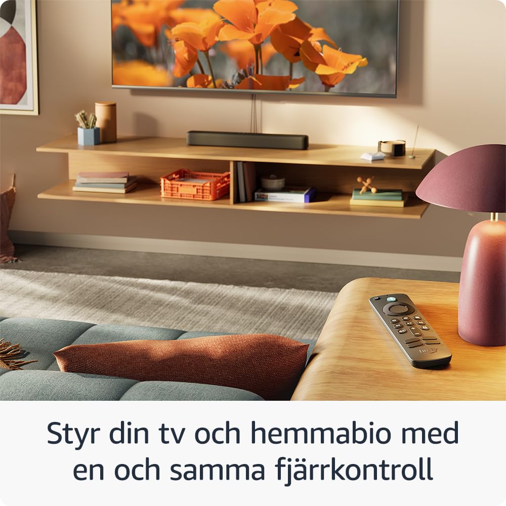 Amazon Fire TV Stick HD, gratis och direktsänd TV, Alexa Voice Remote, smart home-kontroller, HD-streaming (internationell version)
