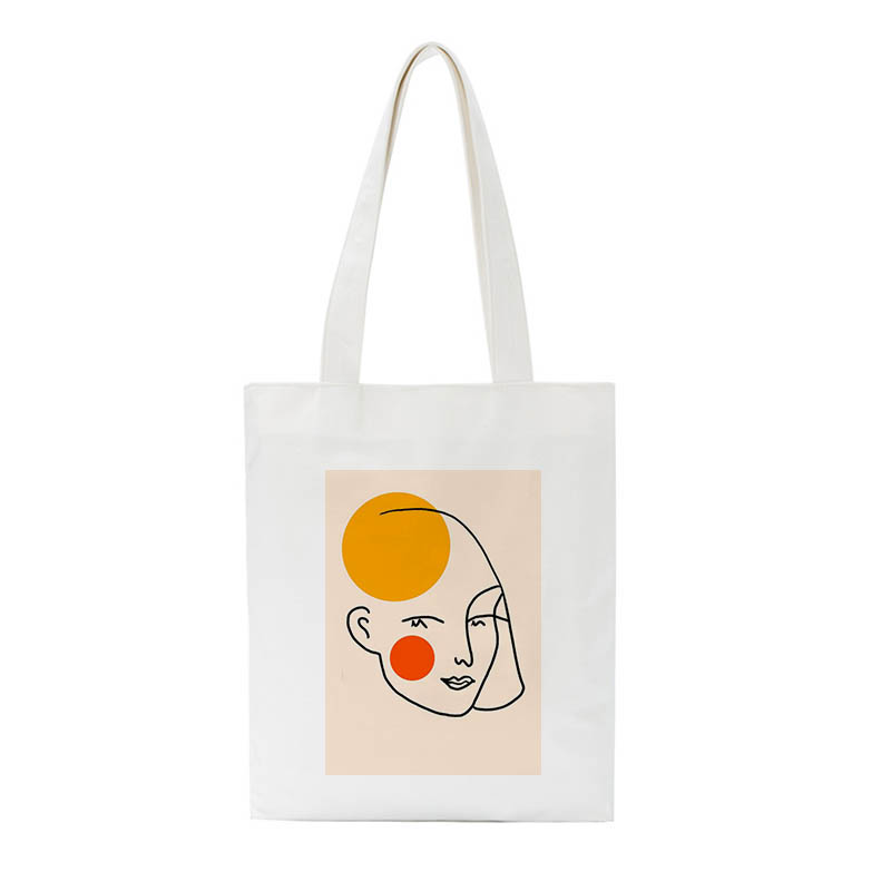 Facebook Print Large Capacity Canvas Bag