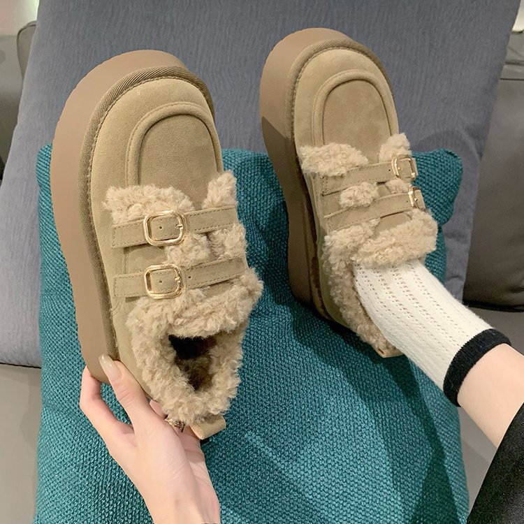 Stylish Slip-on Snow Boots With Cotton Lining For Ultimate Comfort