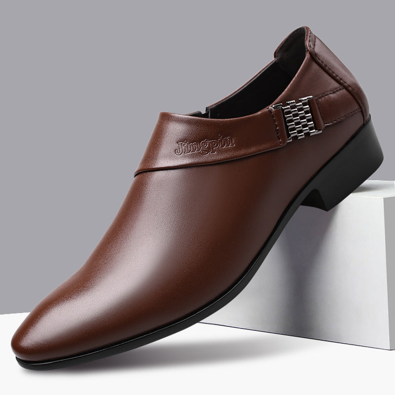 Business Formal Wear Men's Casual All-match Leather Shoes