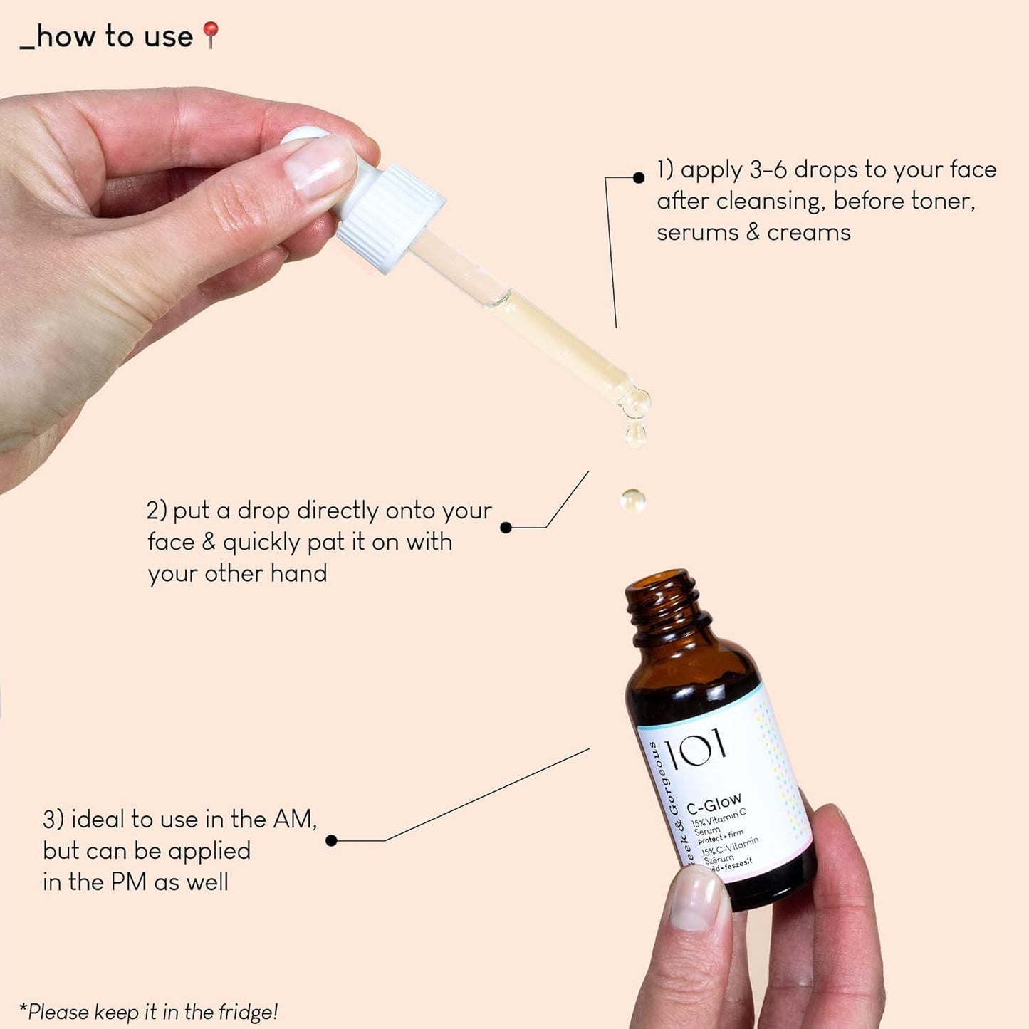 Geek & gorgeous – C-glöd – 15 % C-vitamin ferulic acid & E-vitamin serum, skyddar mot miljöskador, boosts collagen och evens hudton – alla hudtyper, duo-pack 30 ml x 2