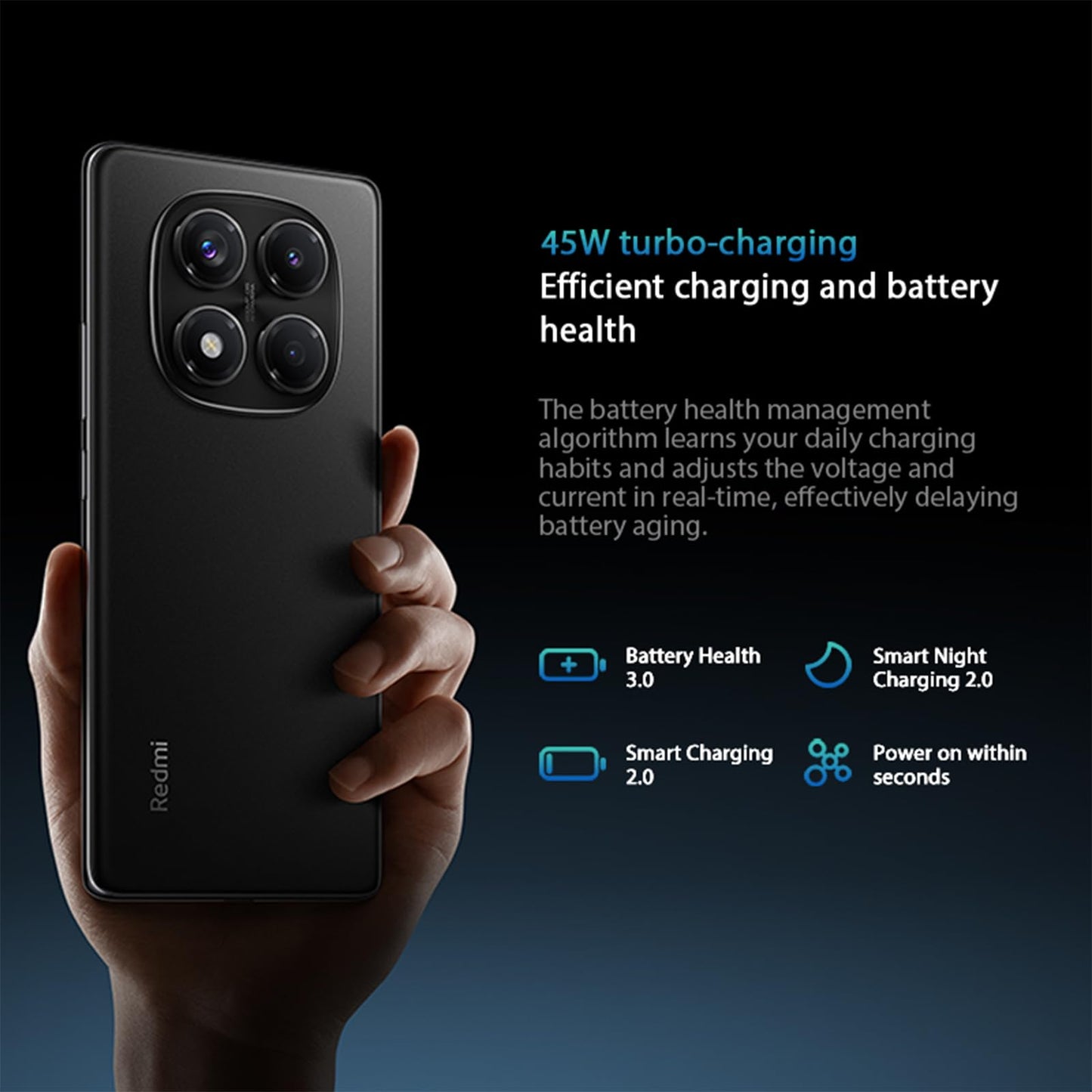 Xiaomi Redmi Note 14 Pro 4G 256GB havsblå