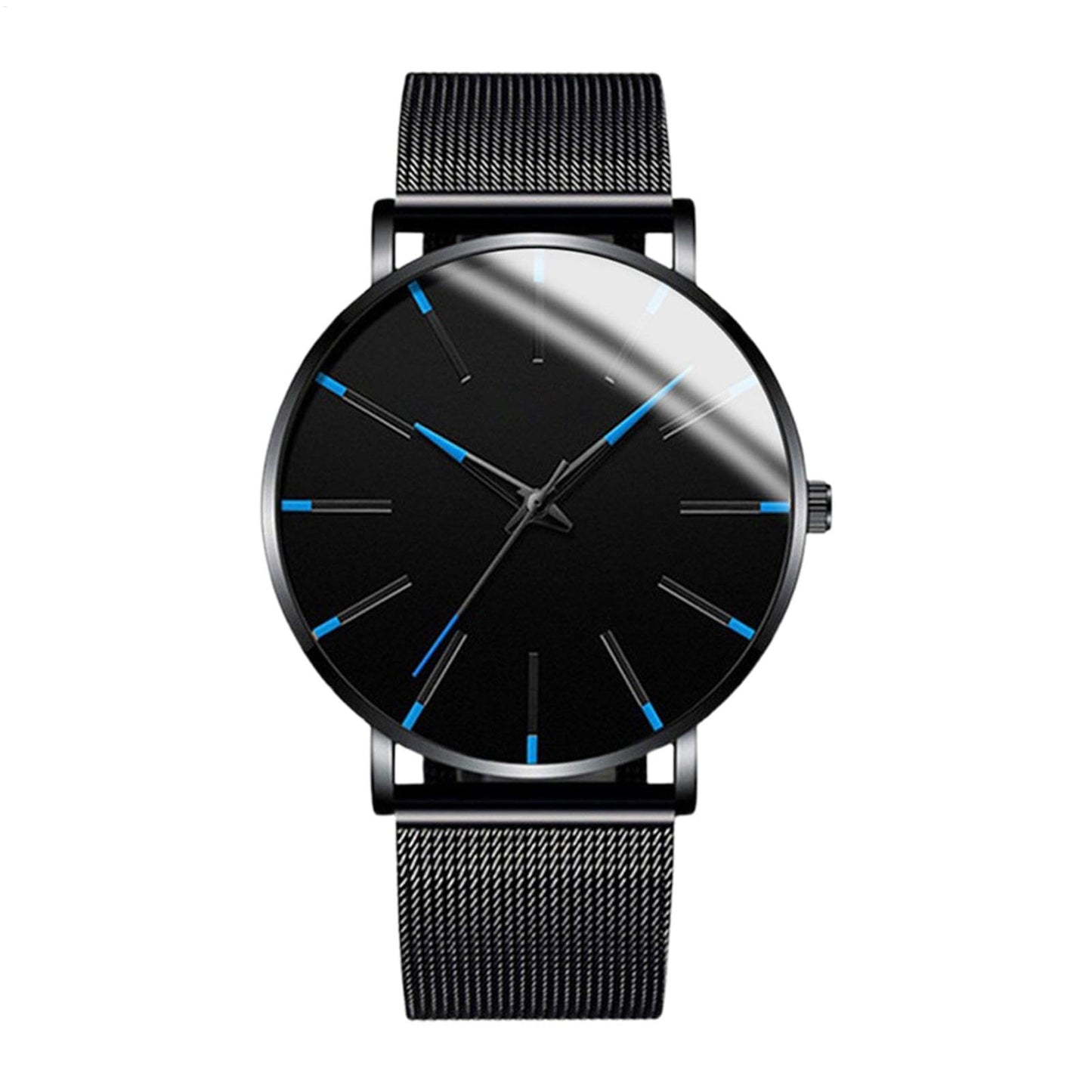 Wrist Watches, Analog Quartz, Sports Chronograph Watch Fashion, Timepiece Stylish Wristwatch Band, Luxury For Men's Business Watch Durable Leather, Battery Included, 1.57in