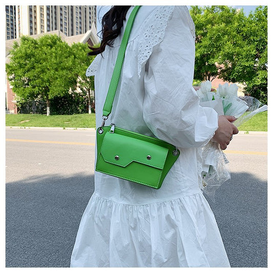 New Style Crossbody Small Square Bag Car With Simple Stitching