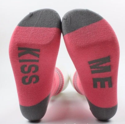 Cotton socks striped style sports tube socks