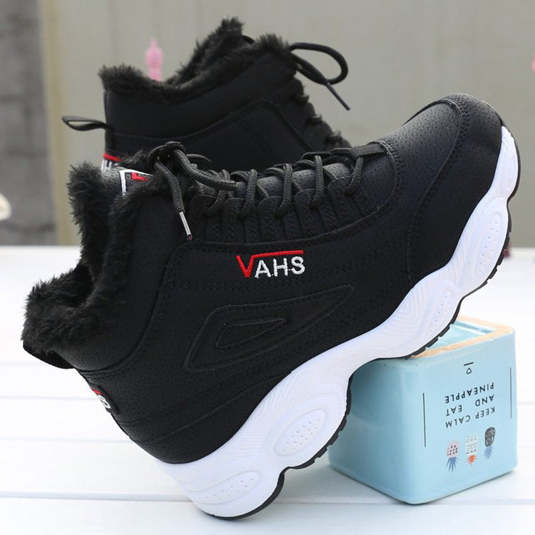 Thick sole sports shoes winter cotton shoes