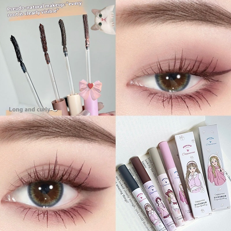 Cappuvin Little Girl's Eyelashes Base Cream Curling Shaping Long
