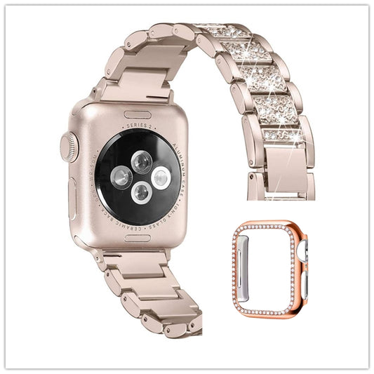 Applicable to smart watch band with diamond