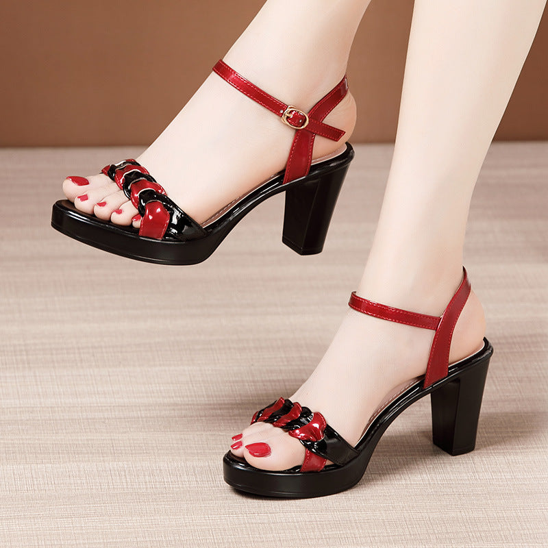High-heel Platform Thick-heeled Fish Mouth Sandals