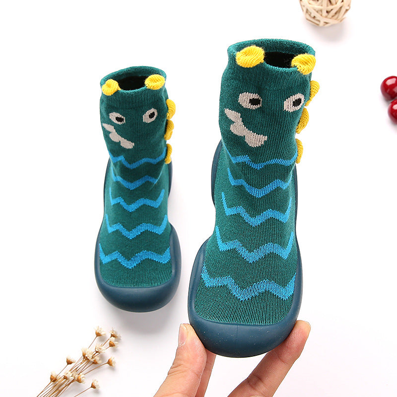 Cartoon Male And Female Baby Toddler Socks Non-slip