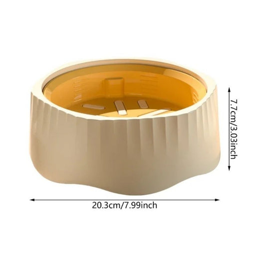 Unique Detachable Cats Bowl Slows Down Feeding For Better Health Prevent Obesity 2 In 1 Dish Lovely Bowl