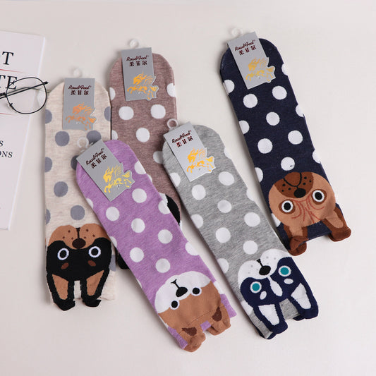 Cartoon Straight Women's Socks Animal Cute Women's Socks