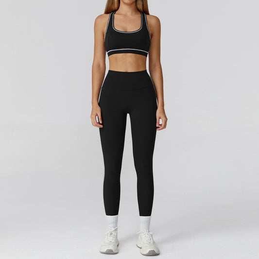 Zipper Slim Fit Yoga Health Sports Three-piece Suit