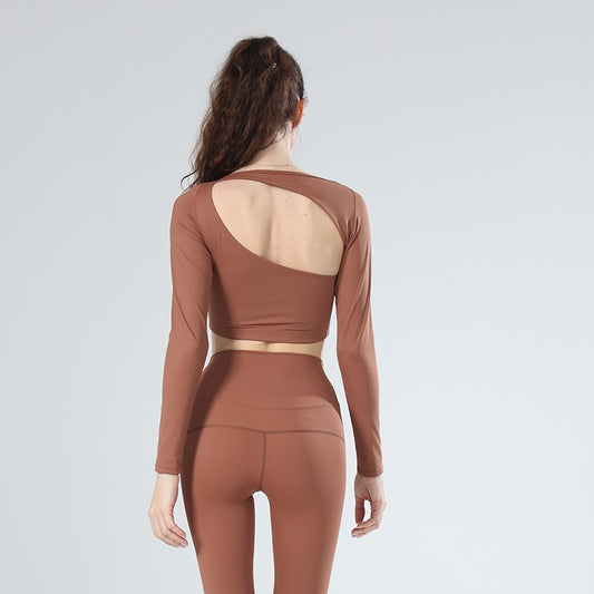 Ny pullover i nylonstil, sexet langærmet til kvinder