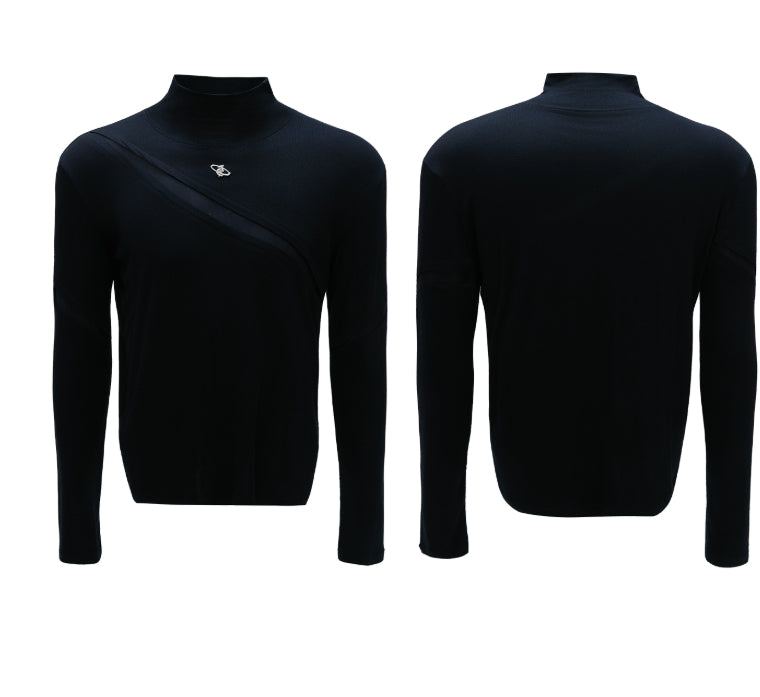 Niche Turtleneck Deconstructed Bottoming Shirt