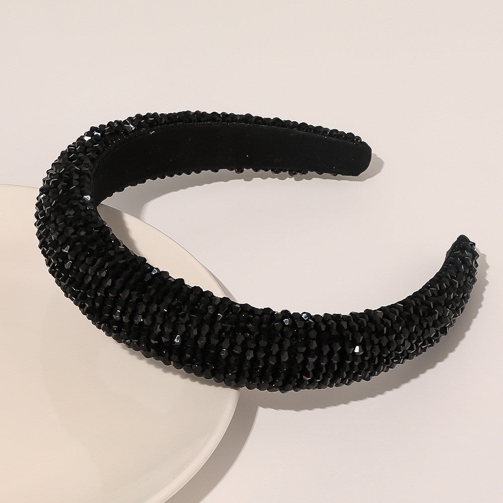 Sponge wide brim handmade headband