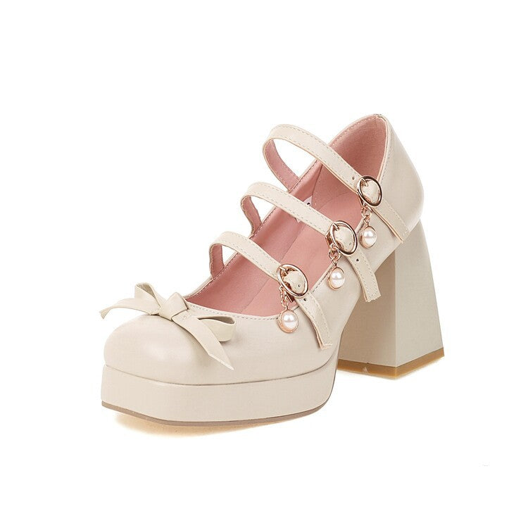 Cute Round Toe Single Shoe Bow Student Shoes
