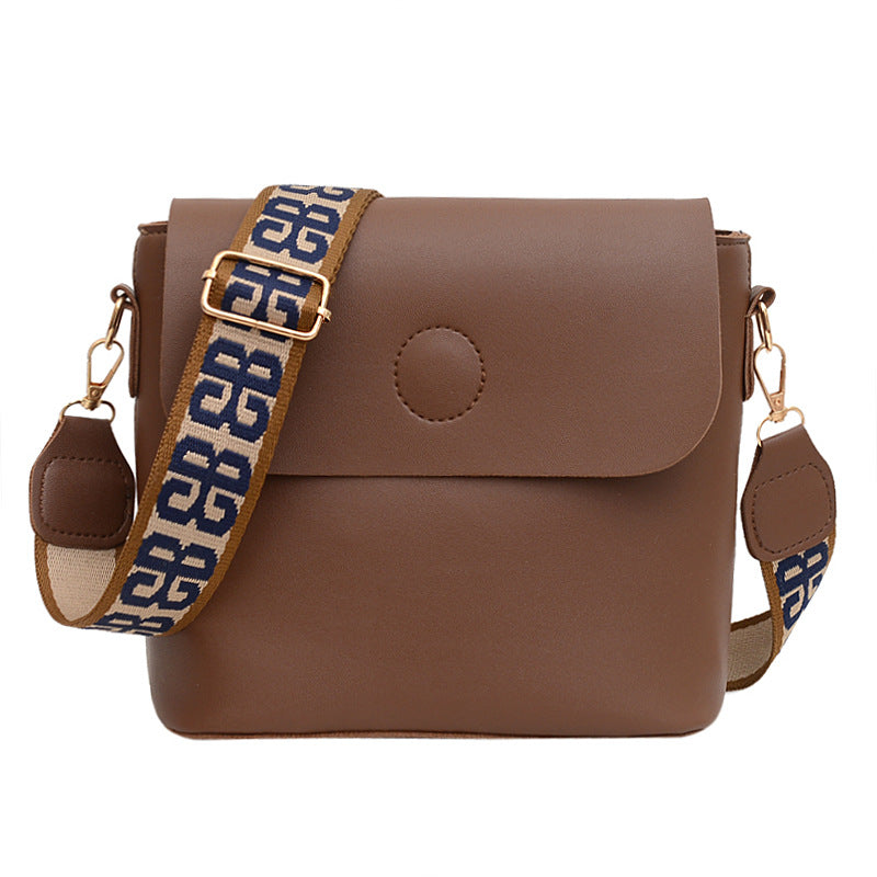 Retro Fashion PU Messenger Temperament Western Style Shoulder Bag