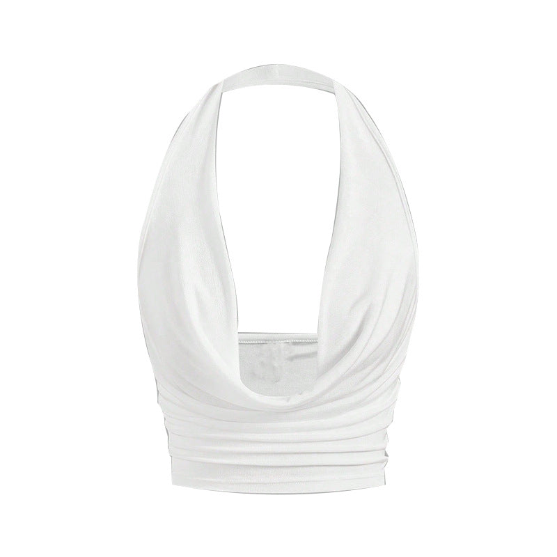 Season Vacation Style Sexy Halter Vest