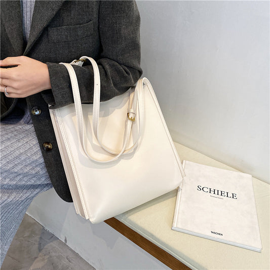 Solid Color PU Small Shoulder Bag