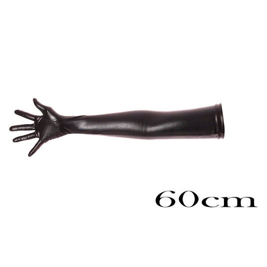 High-gloss Gold Foil Stamping And Elbow-length Costume Gloves