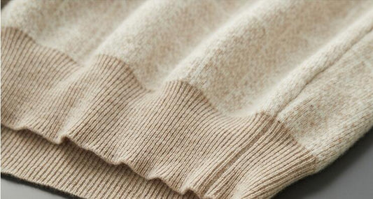Men's Round Neck Business Casual Padded Sweater