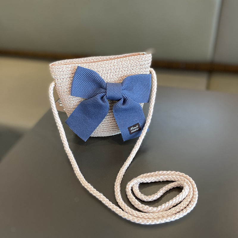 Children's Sun Visor Hat Girls Straw Hat Set