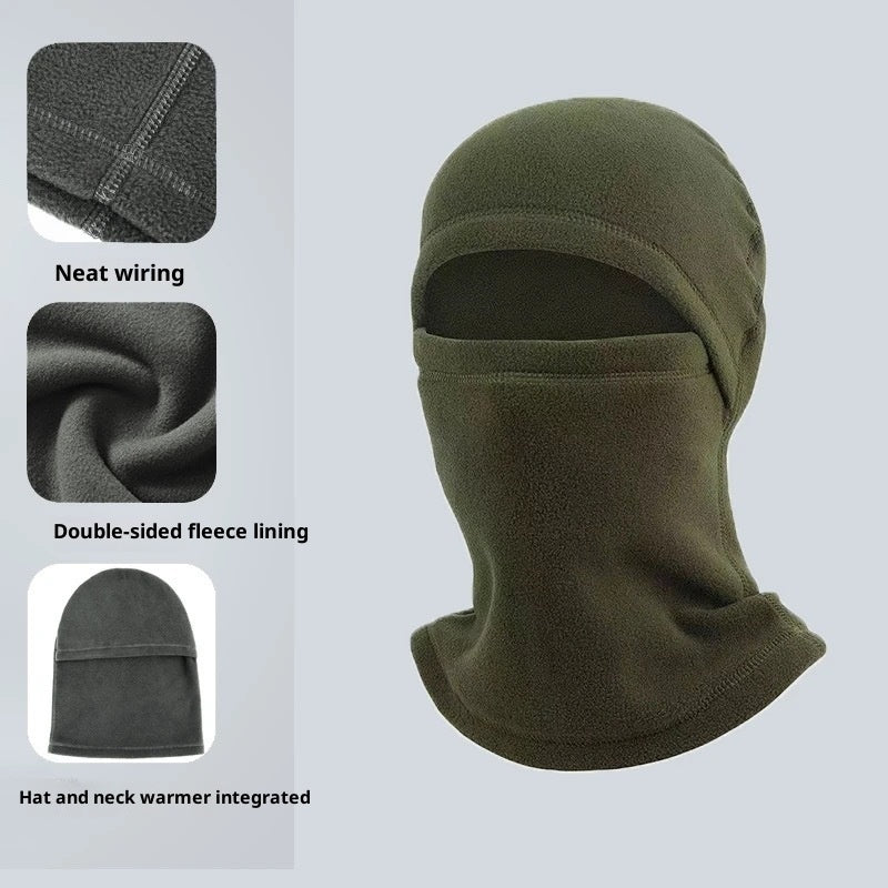Windproof Riding Scarf Integrated Hat