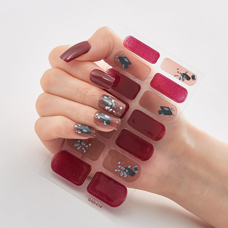 Women's Personalized Gilding Nail Stickers