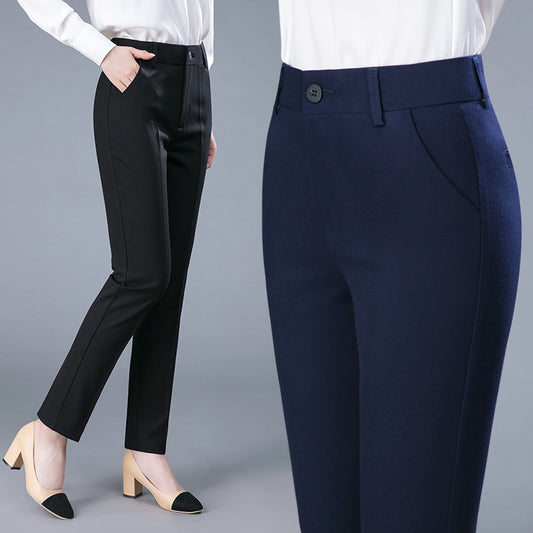 Women's Loose Casual Professional Suit Pants Straight OL