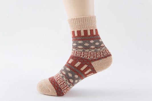 Thick And Warm Women's Rabbit Wool Socks For Autumn And Winter