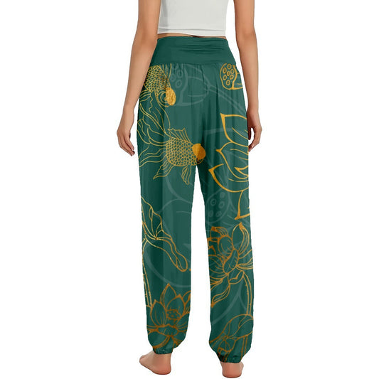 New Retro Artistic 3D Digital Harem Pants