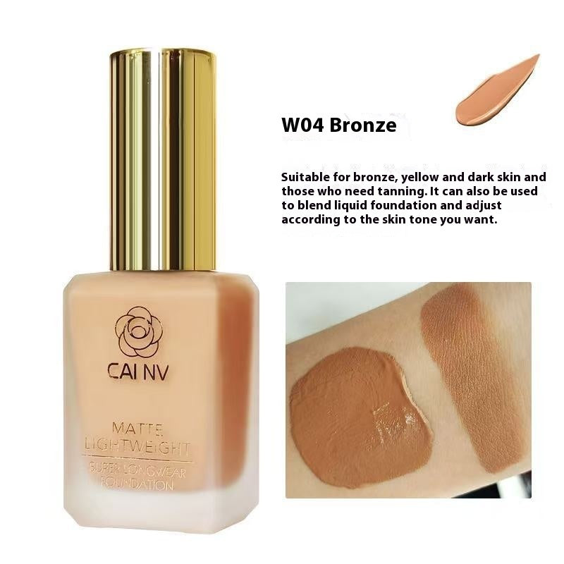 Liquid Foundation Wheat Black Leather White Blend Agent