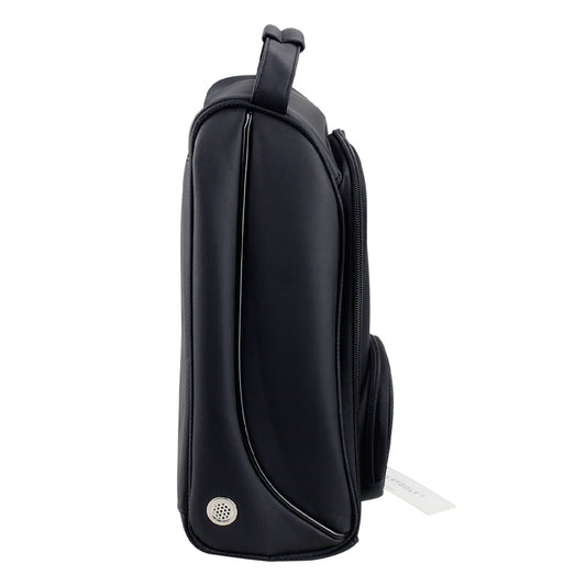 Golf Shoe Bag For Men PU Dust-Proof Storage Organizer Zippered Bag Dust-Proof Storage Organizer For Outdoor Travel Holiday