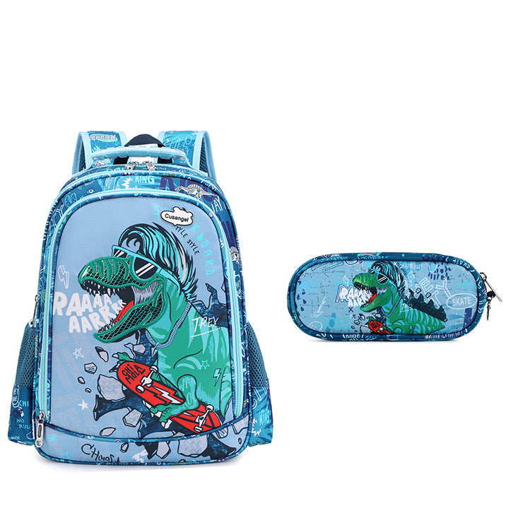 Children's Burden Reduction Spine Protection Dinosaur Backpack