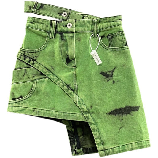 Women's Personalized Double Waist Design Pants