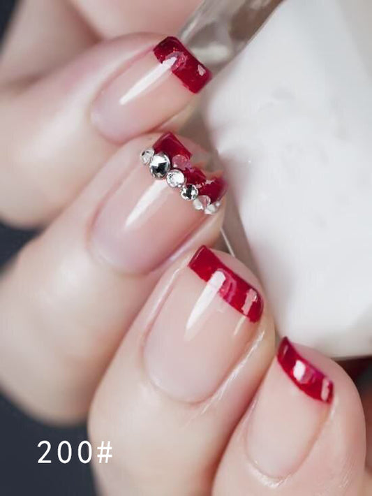Glue Type Wear Bridal Finished Nail Art Fake