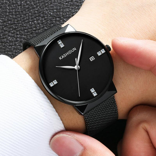 nibosi fashion ultra-thin mesh strap quartz watch