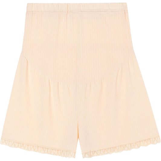 Bottoming Three-point Safety Pants Belly Support Lace Anti-glare