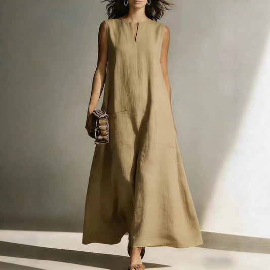 Women's Casual Simple Sleeveless Dress