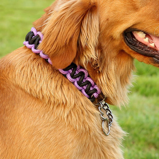 Woven Pet Collar Dog Bandana