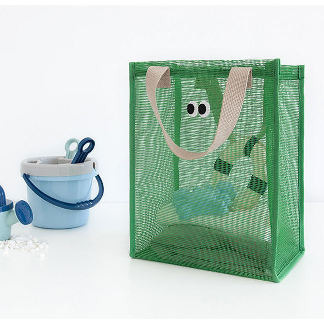 Cute Eyes Casual Travel Breathable Mesh Tote Bag