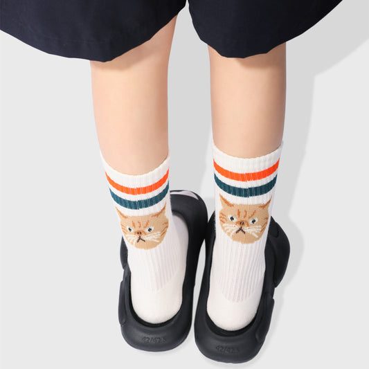 Cathead Two Bar Terry Socks With Thick Towel Sole