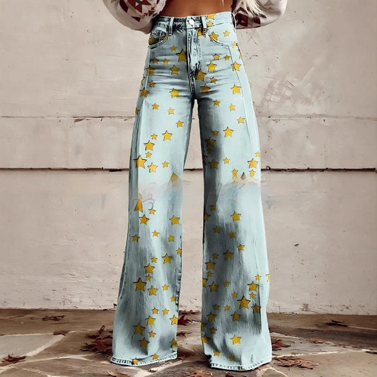 Plus Size Women's Casual Thin Imitation Jeans
